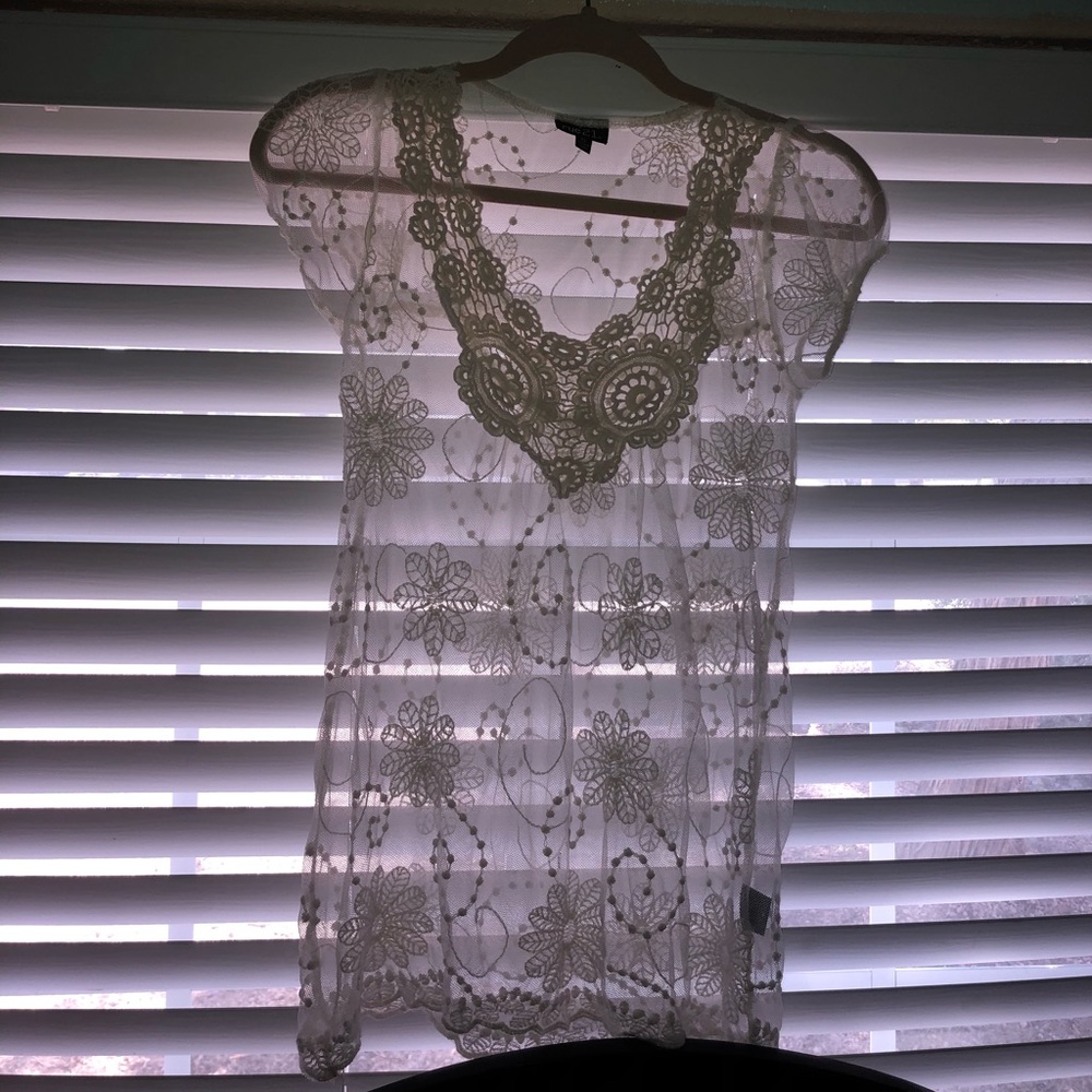 Long lace blouse